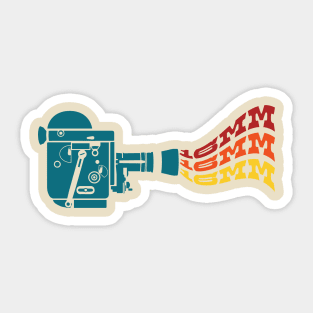 Bolex 16mm Retro Cinema Sticker